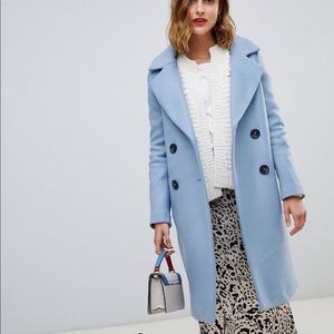 River Island light blue coat